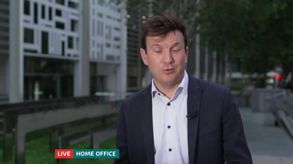 Broadcast still at 21m. ITV, ITV Evening News, 11 September 2026.