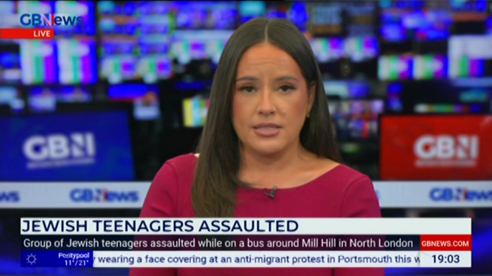 Still from GB News at 3:00