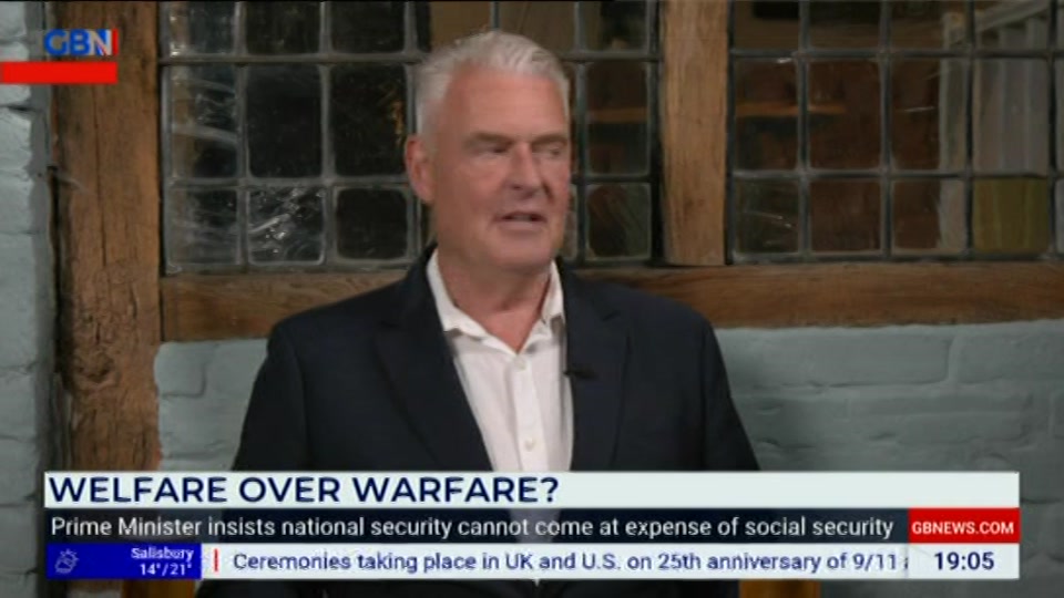 Still from GB News at 5:00