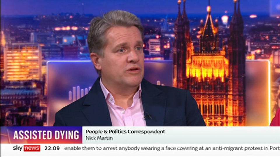 Broadcast still at 9m. Sky News, The Wrap With Gillian Joseph, 11 September 2026.