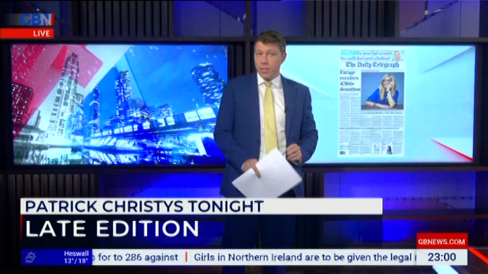 Still from GB News at 0:30