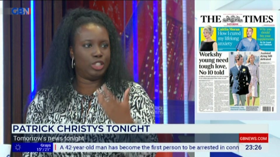 Still from GB News at 26:00