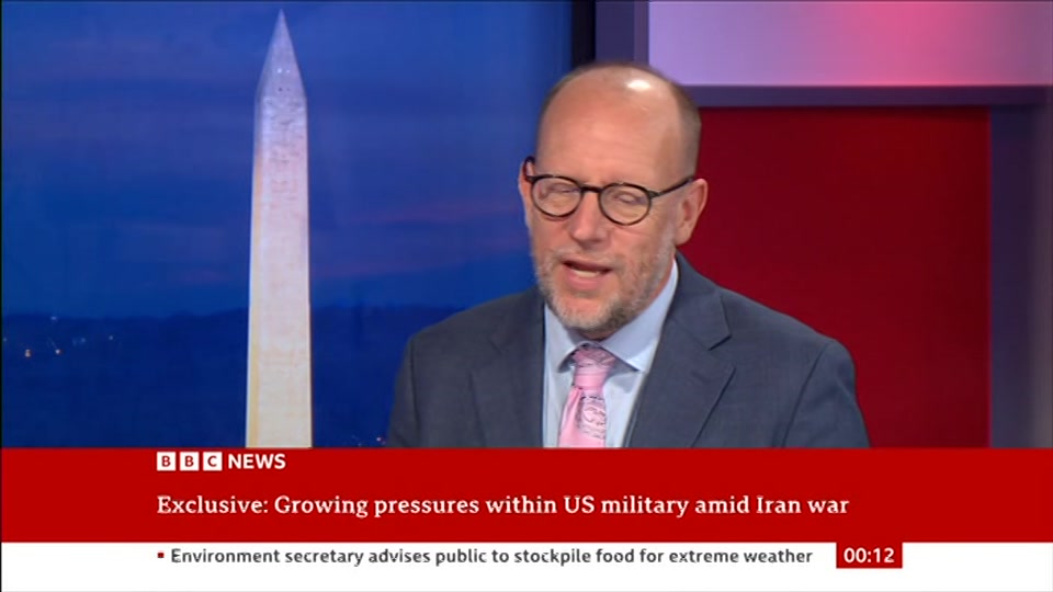 Broadcast still at 12m 30s. BBC News, 4 September 2026.
