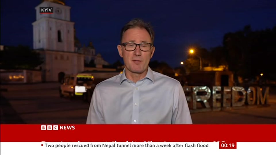Still from BBC News at 19:00