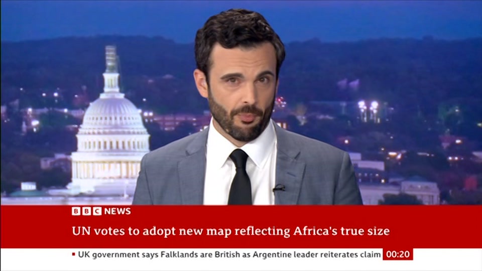 Still from BBC News at 20:00