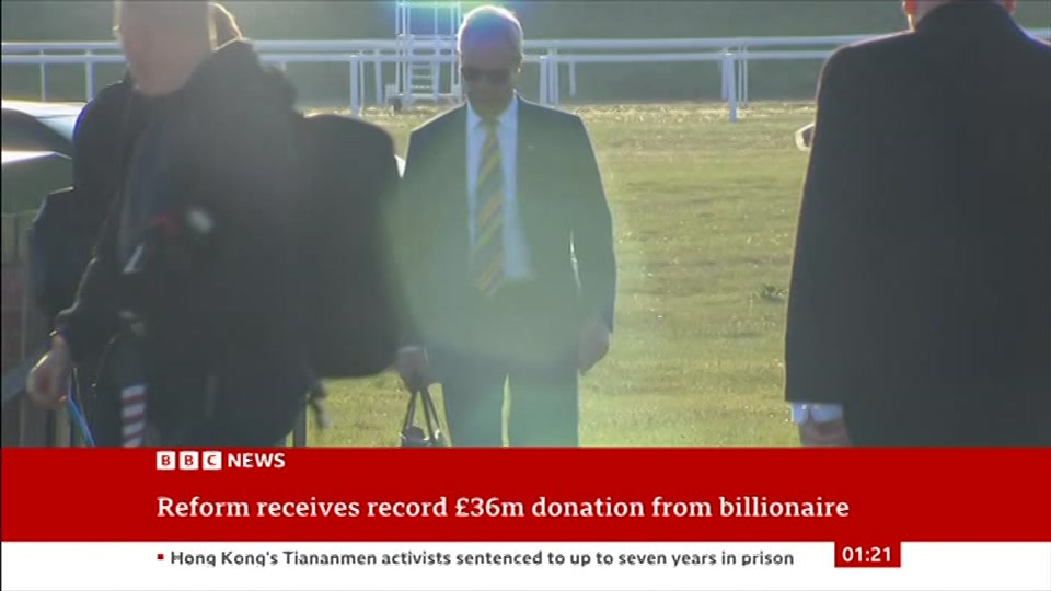 Still from BBC News at 21:00