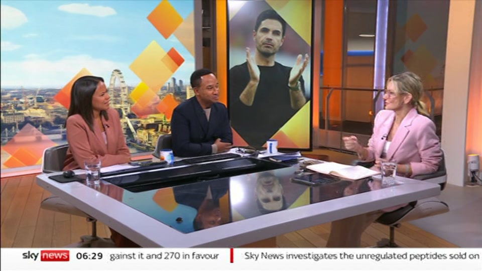 Broadcast still at 29m. Sky News, Mornings with Jones and Melbourne, 12 September 2026.