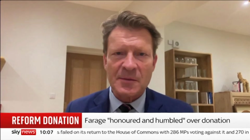 Broadcast still at 7m 30s. Sky News, Sky News Today with Sam Washington, 12 September 2026.