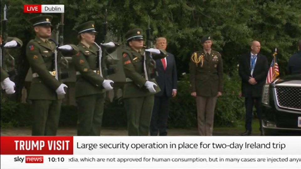 Broadcast still at 10m. Sky News, Sky News Today with Sam Washington, 12 September 2026.