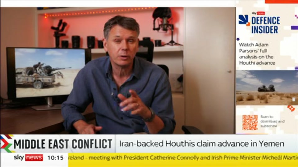 Still from Sky News at 15:30