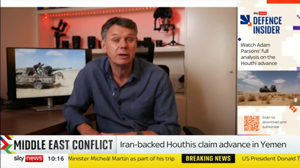 Still from Sky News at 16:00