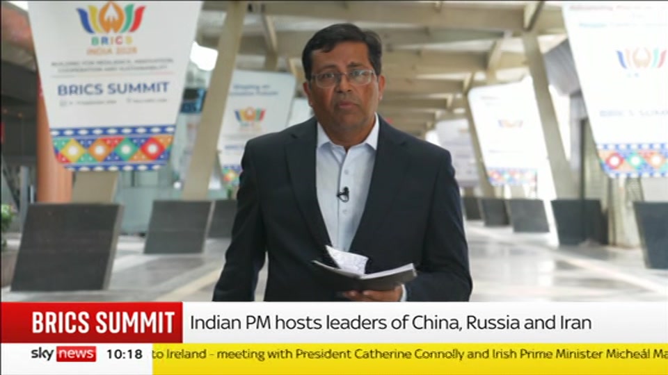 Broadcast still at 18m 30s. Sky News, Sky News Today with Sam Washington, 12 September 2026.