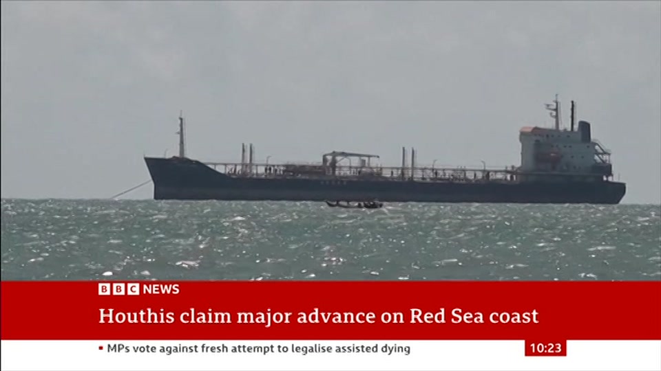 Still from BBC News at 23:30