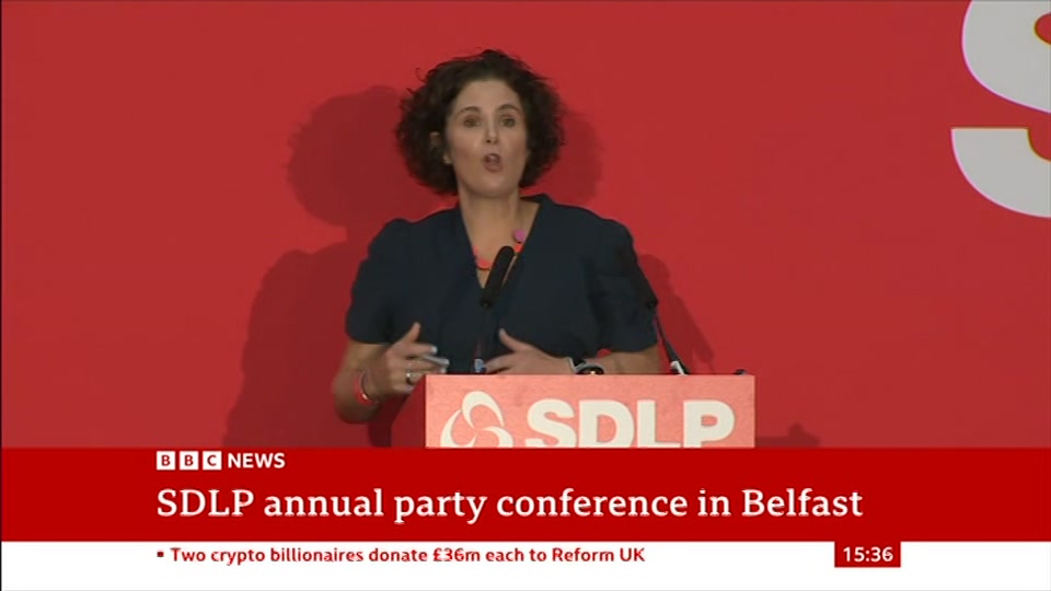 Broadcast still at 6m 30s. BBC News, 12 September 2026.