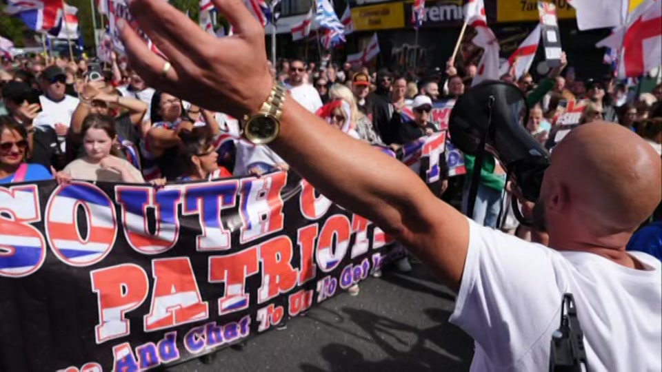 Broadcast still at 1m. Channel 5, 5 News Weekend, 12 September 2026.