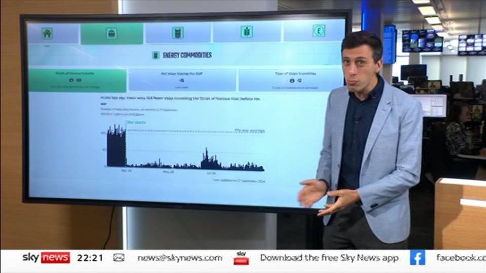 Still from Sky News at 21:00
