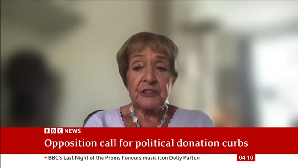 Still from BBC News at 10:00