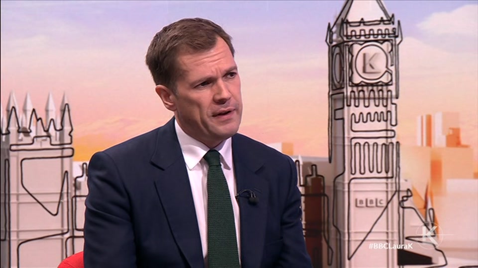 Broadcast still at 25m. BBC One, Sunday with Laura Kuenssberg, 13 September 2026.