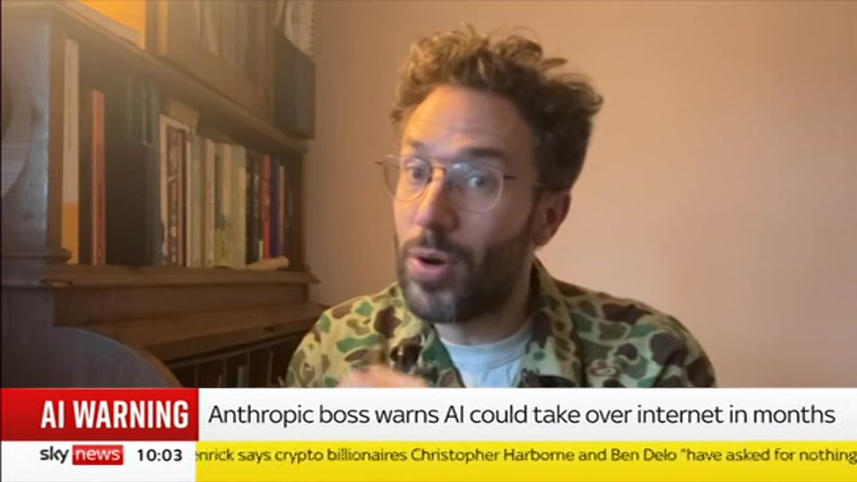 Broadcast still at 3m. Sky News, Sky News Today With Matt Barbet, 13 September 2026.