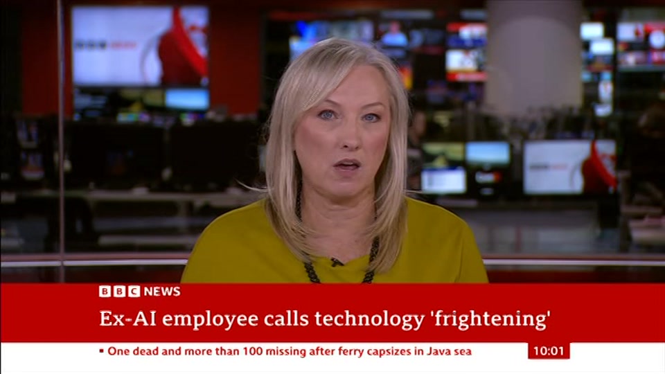 Still from BBC News at 1:00
