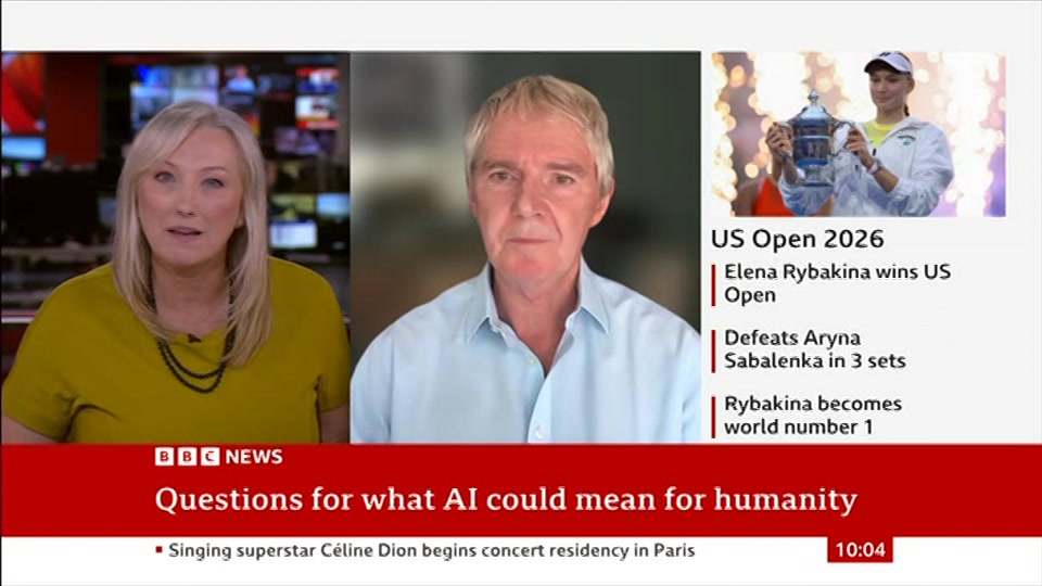 Broadcast still at 4m 30s. BBC News, 13 September 2026.