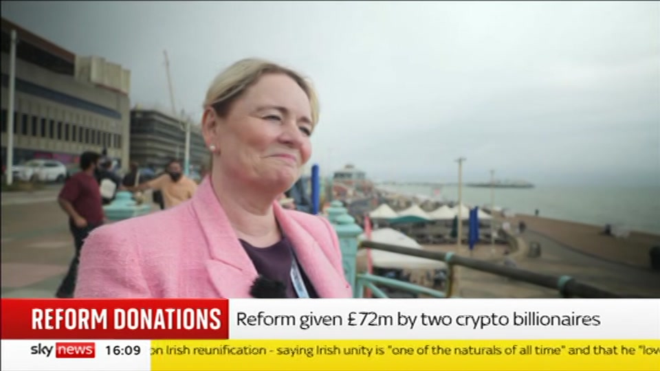 Broadcast still at 9m 30s. Sky News, Sky News Today, 13 September 2026.