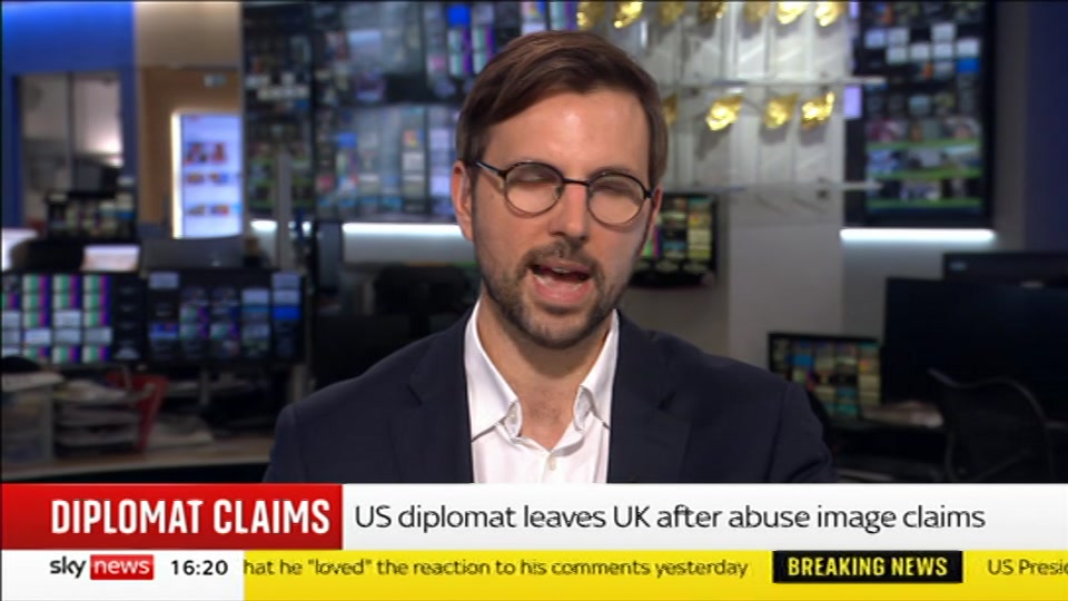 Still from Sky News at 20:30