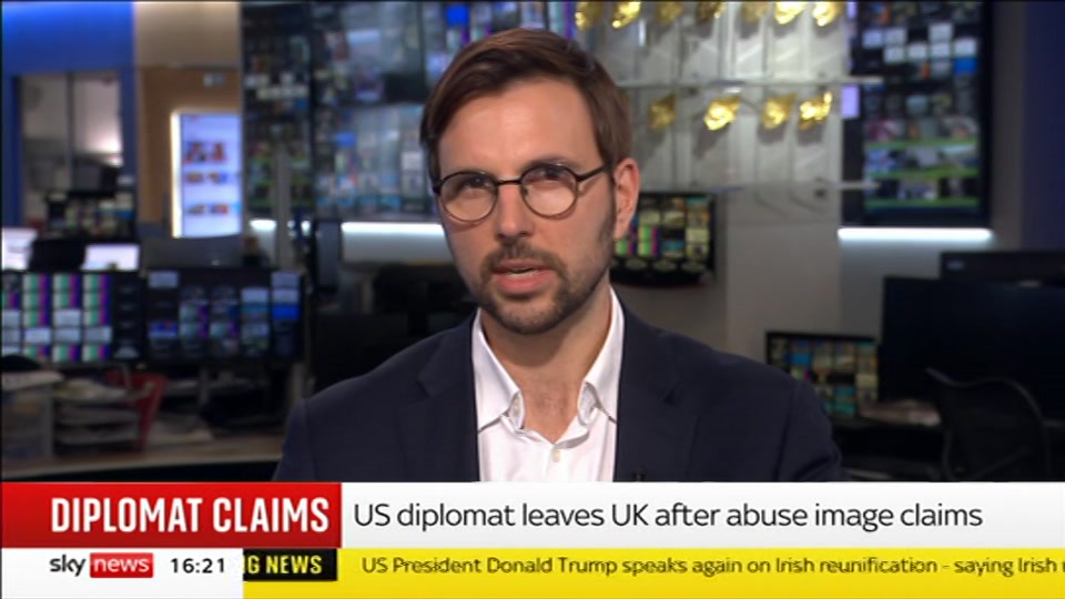 Still from Sky News at 21:00