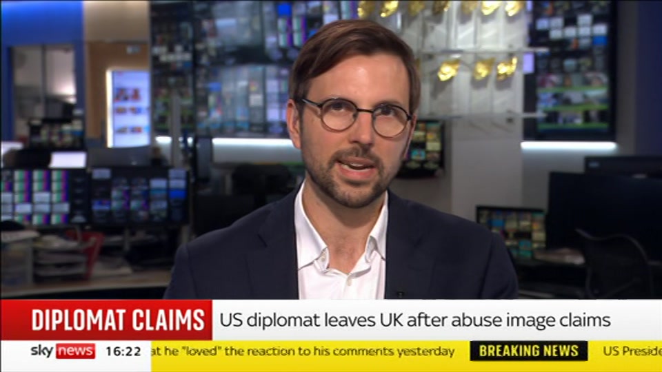 Broadcast still at 22m. Sky News, Sky News Today, 13 September 2026.