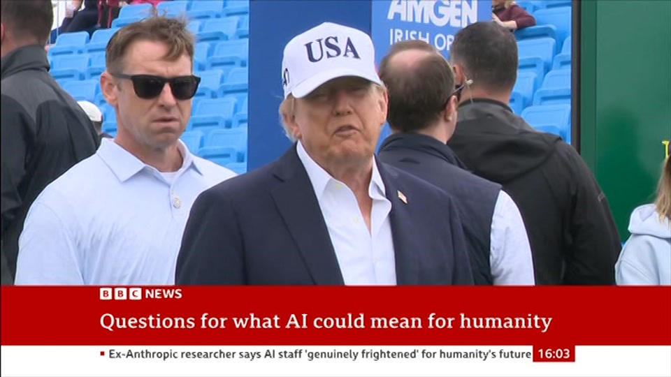 Still from BBC News at 3:00