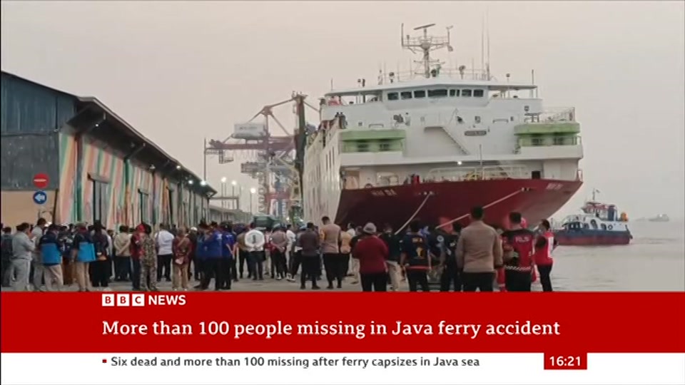 Still from BBC News at 21:30