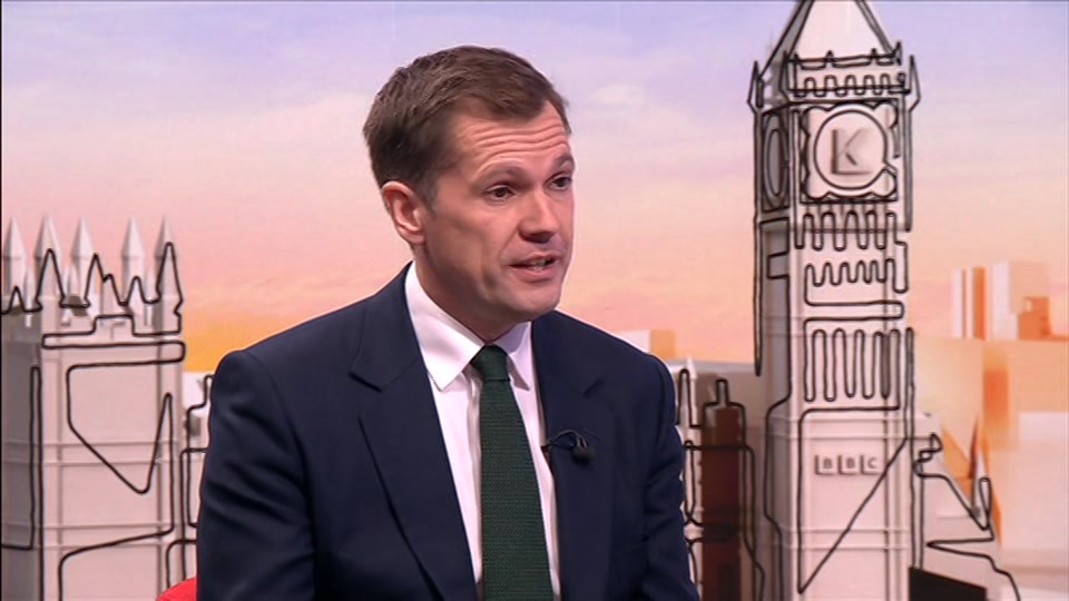 Broadcast still at 2m. BBC One, BBC News, 13 September 2026.