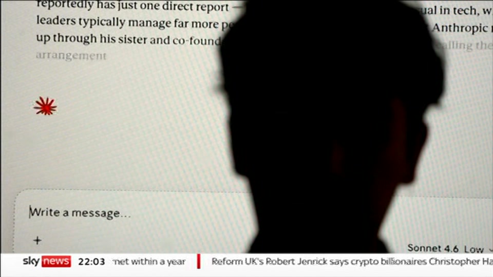 Still from Sky News at 3:30
