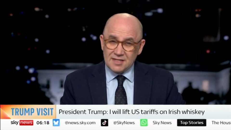 Broadcast still at 18m. Sky News, Mornings, 14 September 2026.