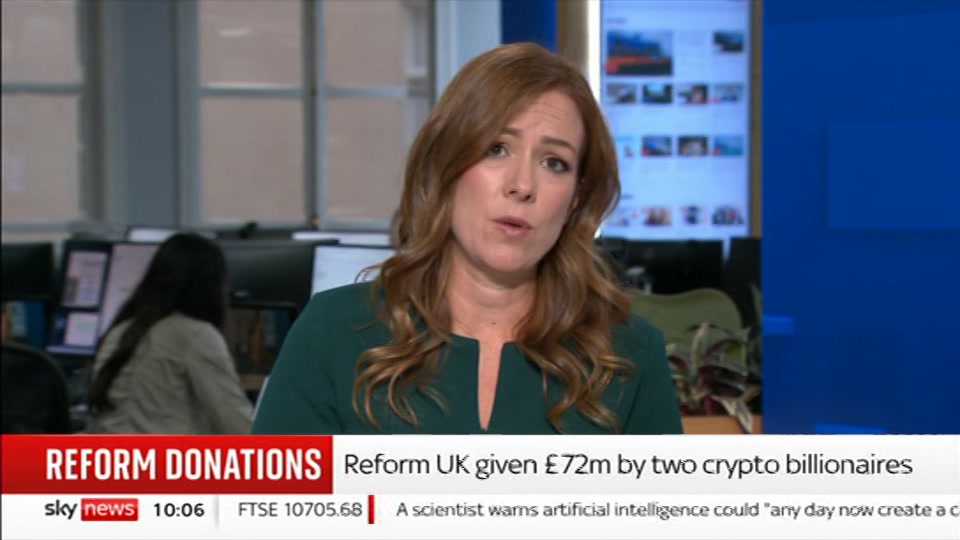 Broadcast still at 6m 30s. Sky News, Sky News Today with Gareth Barlow, 14 September 2026.