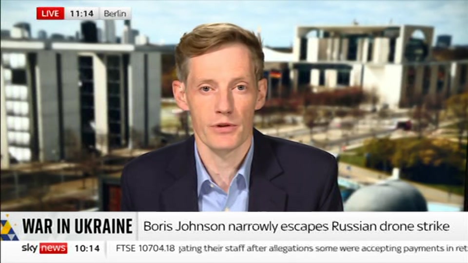 Still from Sky News at 14:00