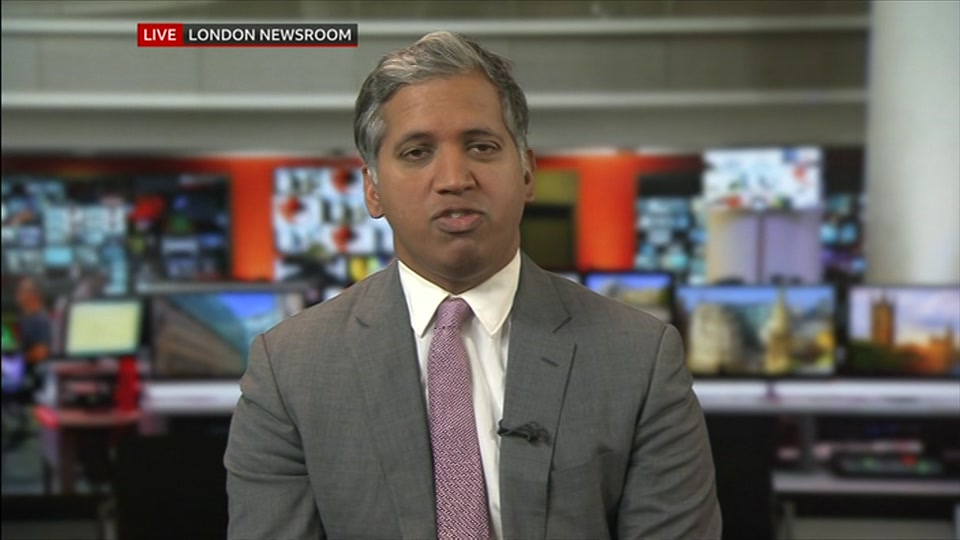 Broadcast still at 8m. BBC One, BBC News at One including..., 14 September 2026.