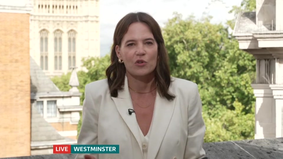 Broadcast still at 9m 30s. ITV, ITV Lunchtime News, 14 September 2026.
