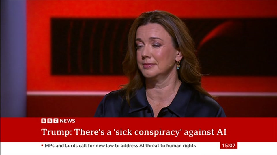 Broadcast still at 7m 30s. BBC News, Verified Live, 14 September 2026.