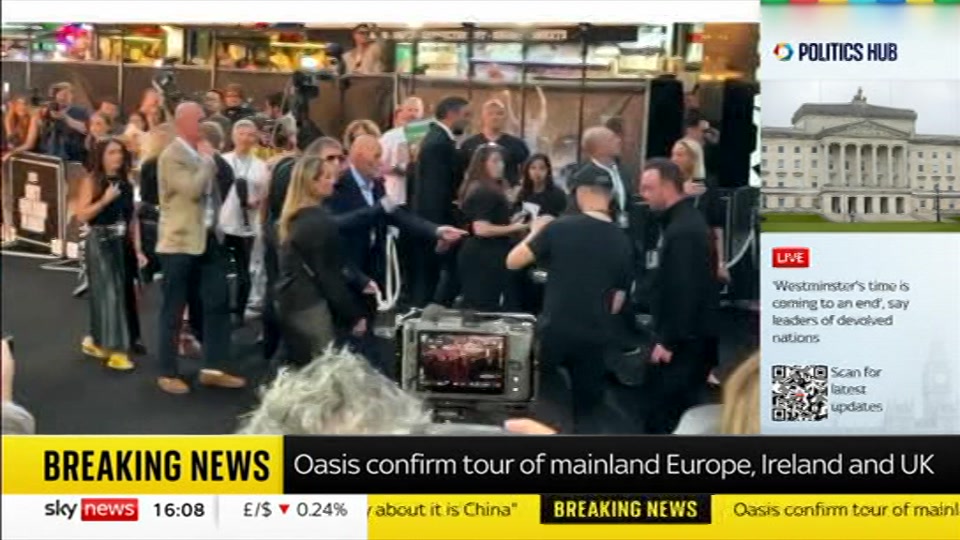Still from Sky News at 8:00
