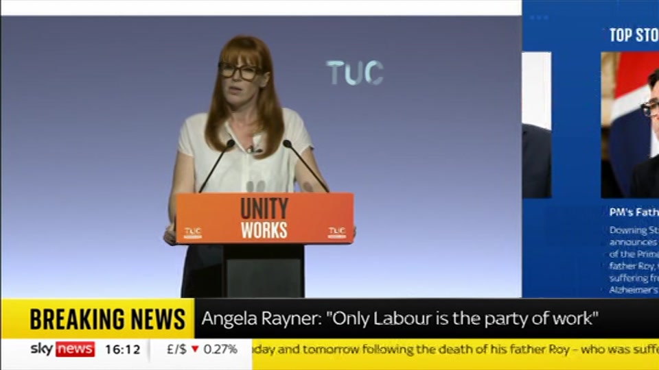 Still from Sky News at 12:30