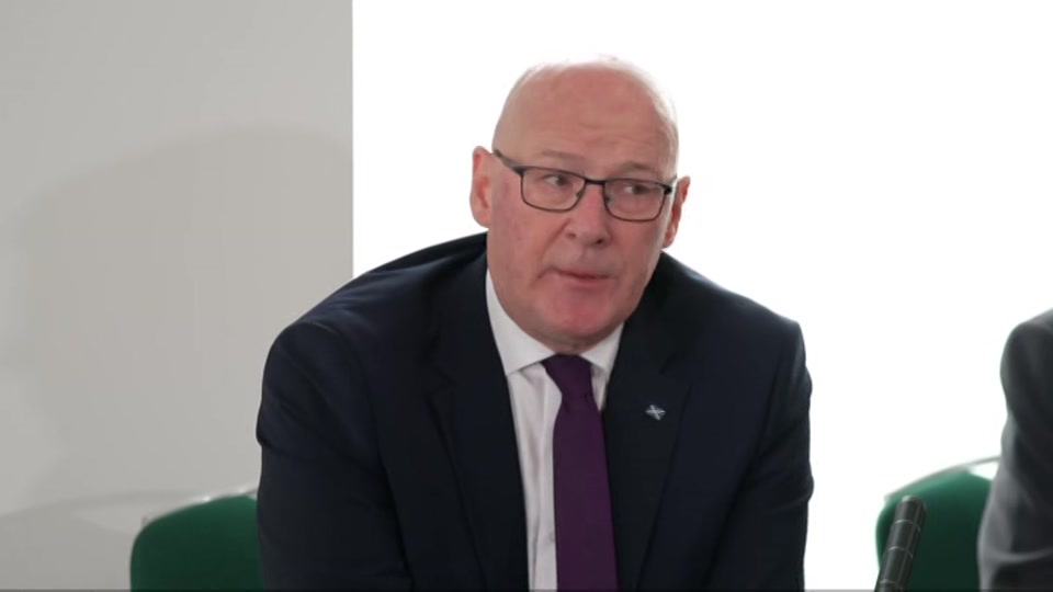 Broadcast still at 27m 30s. ITV, ITV Evening News, 14 September 2026.