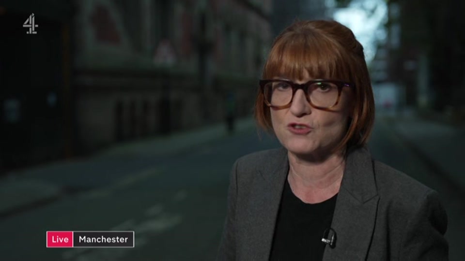 Broadcast still at 18m 30s. Channel 4, Channel 4 News, 14 September 2026.