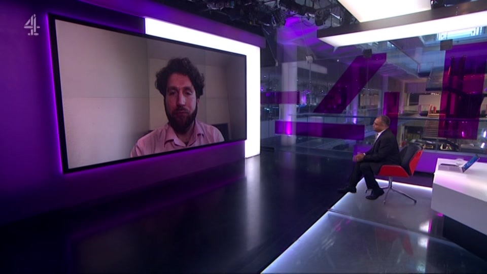 Broadcast still at 51m 30s. Channel 4, Channel 4 News, 14 September 2026.