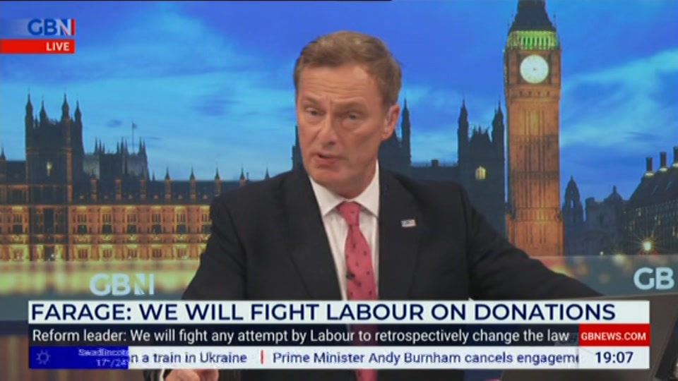 Still from GB News at 7:30