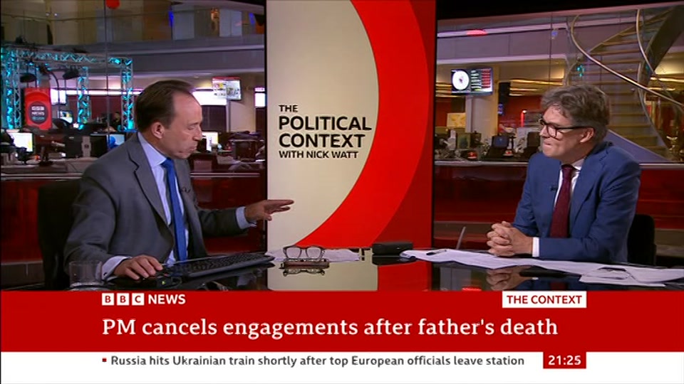Still from BBC News at 25:00