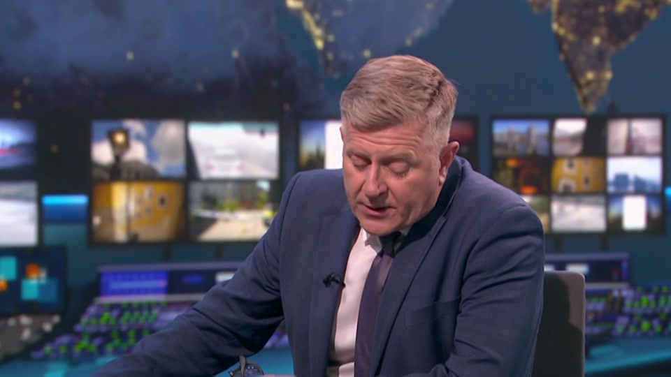 Broadcast still at 15m. ITV, ITV News at Ten, 14 September 2026.