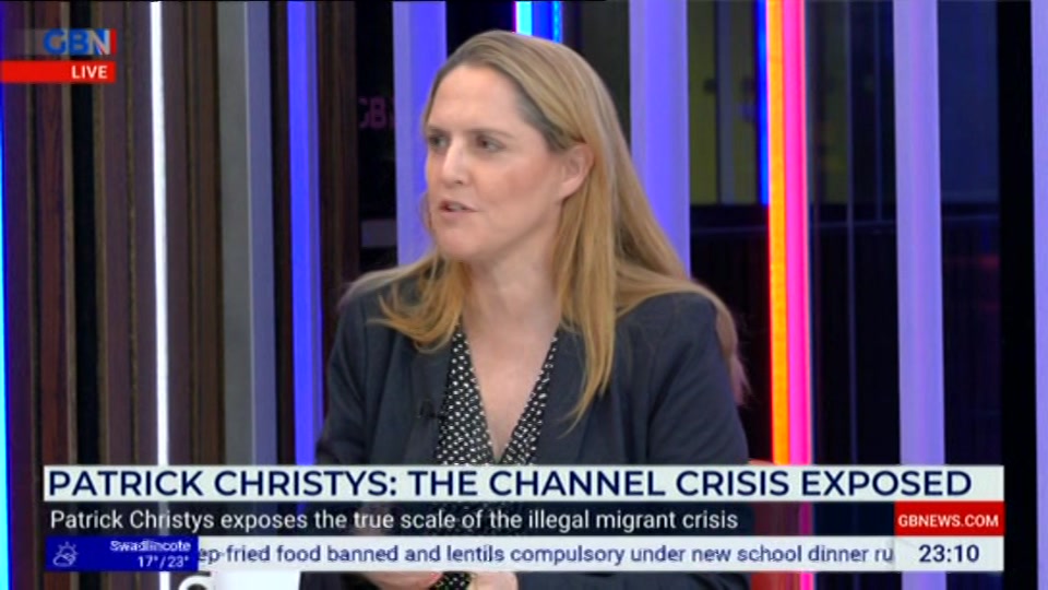 Broadcast still at 10m 30s. GB News, New: Patrick Christys Tonight Late..., 14 September 2026.
