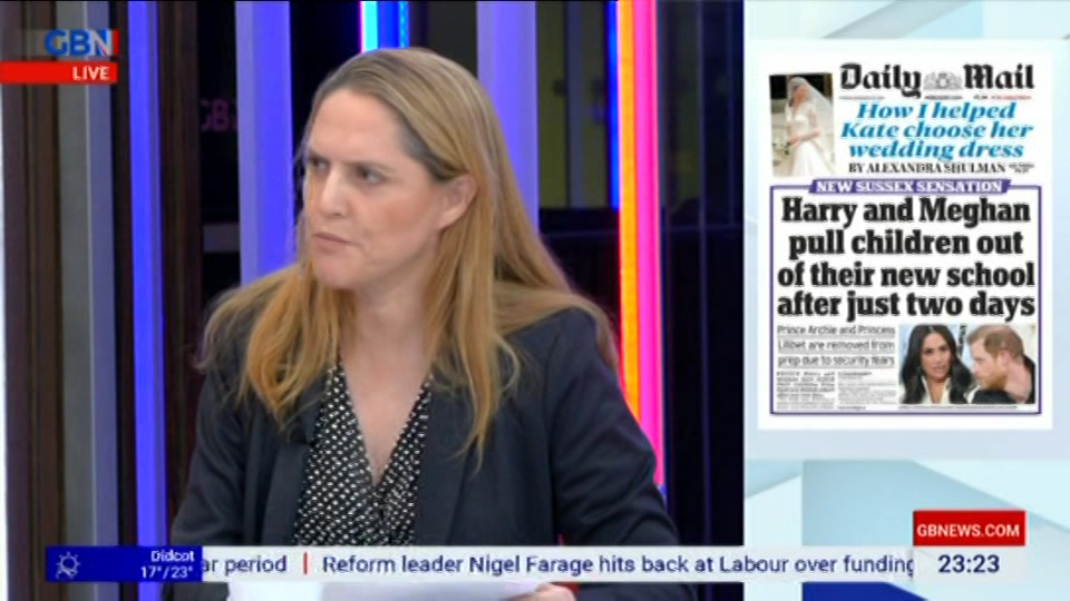 Still from GB News at 23:00