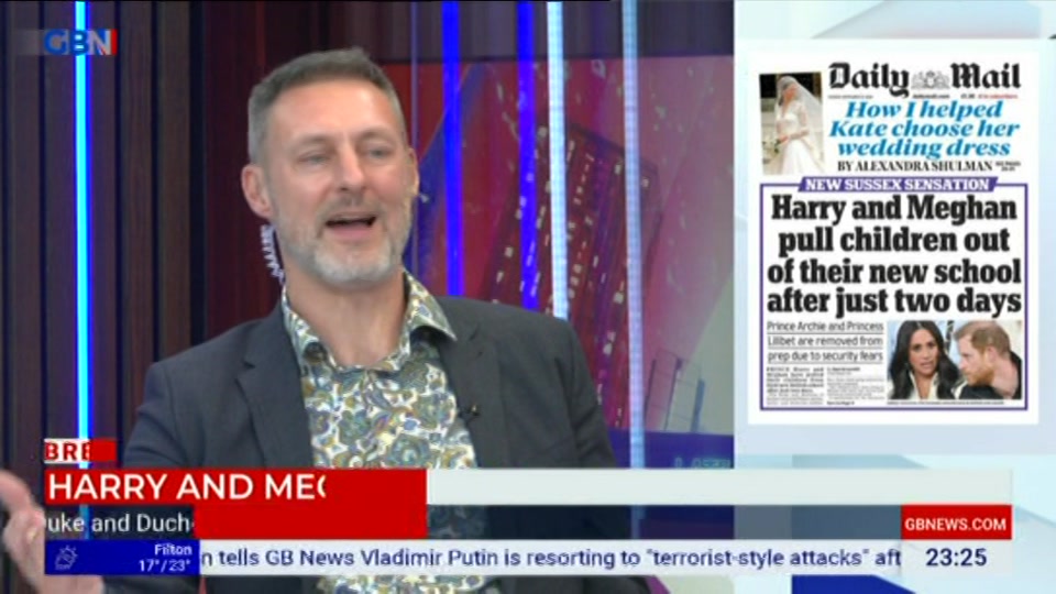 Broadcast still at 25m. GB News, New: Patrick Christys Tonight Late..., 14 September 2026.